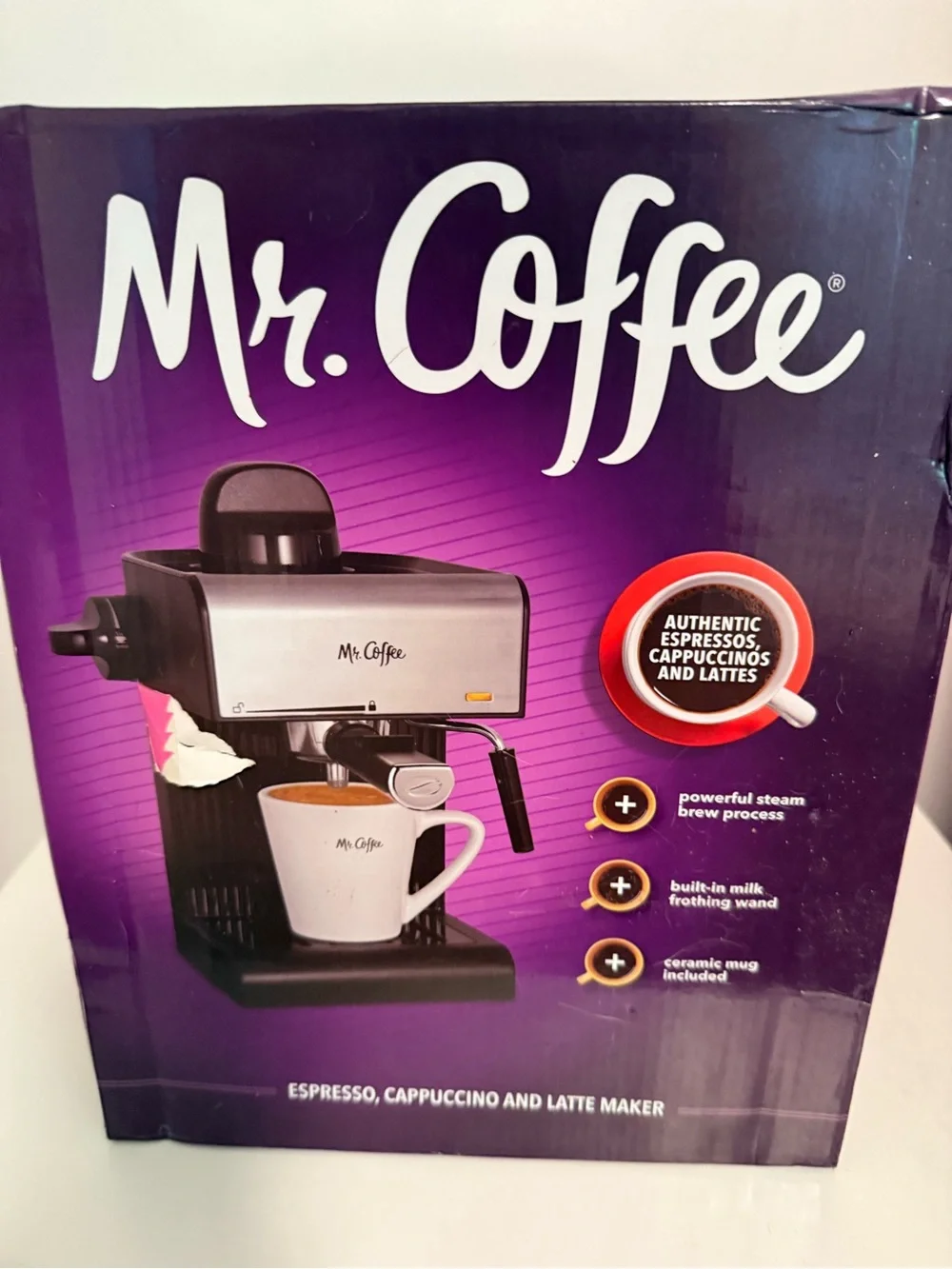 Mr Coffee Espresso Cappuccino and Latte machine